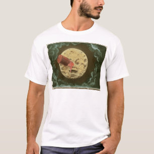 T-shirt Cru un voyage au film silencieux de lune