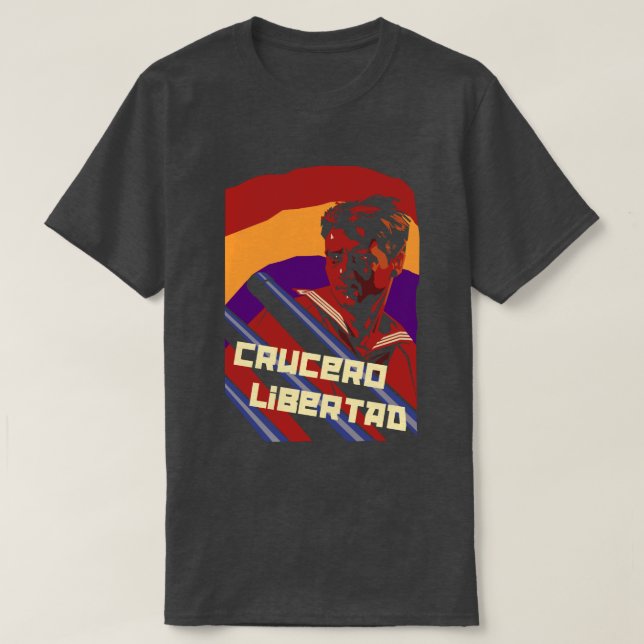 T-SHIRT CRUCERO LIBERTAD (Design devant)