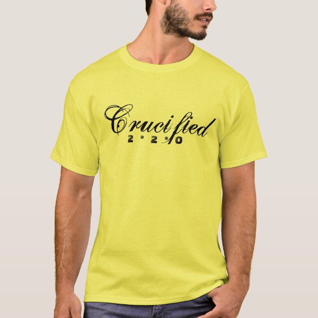 T-shirt Crucifié, 2 * 2 * 0 (Devant)