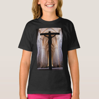 T-shirt Crucifix avec Jésus-Christ. Abbaye gothique d'Alco