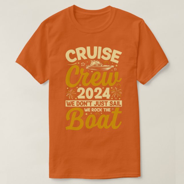 T-shirt Cruise Crew 2024 Nous Ne Savons Pas Seulement Navi (Design devant)