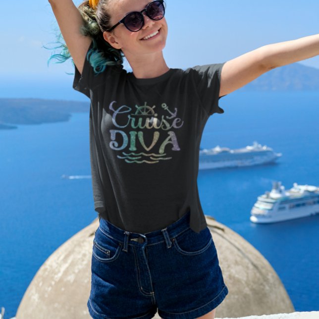 T-shirt Cruise Diva Dire Croisière (Créateur téléchargé)