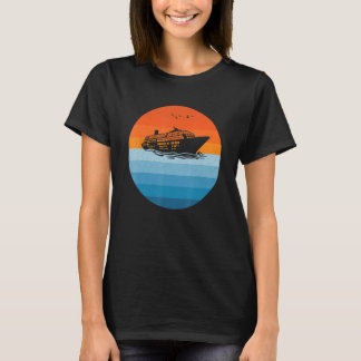 T-shirt Cruise Ship Vacation Trip Cruising Matching Retro