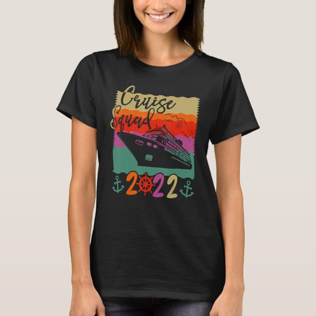 T-shirt Cruise Squad 2022 Matching Family Group With Ancho (Devant)