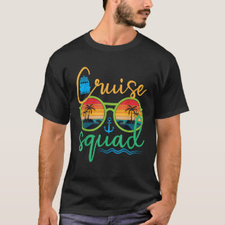 T-shirt Cruise Squad 2025 Family Vacation Beach Matching G