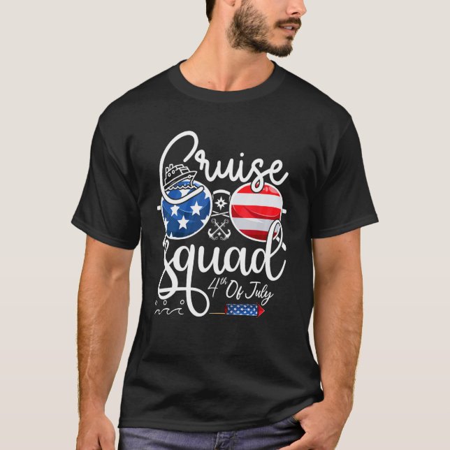 T-shirt Cruise Squad 4th Of July Vacation Matching Family  (Devant)