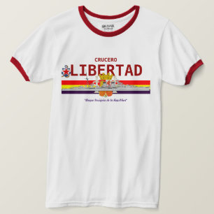 T-shirt Cruiser de la République espagnole "LIBERTAD"