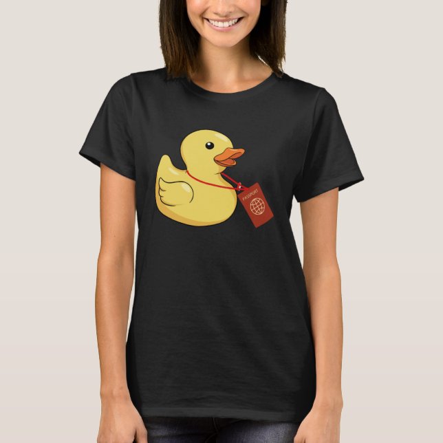 T-shirt Cruising Hiding Finding Rubber Ducks Passport Scav (Devant)