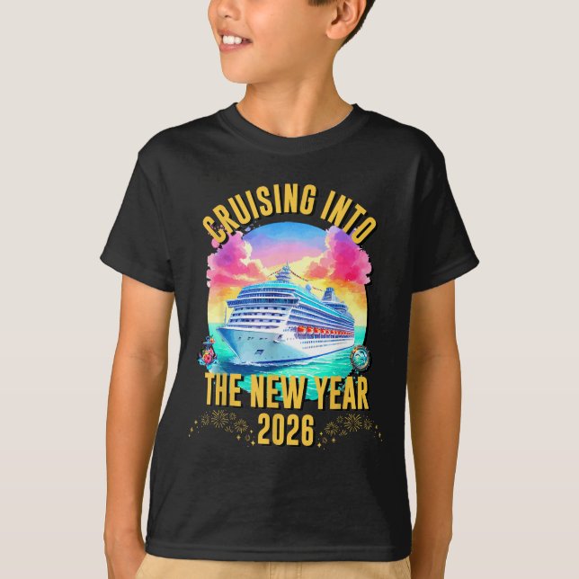 T-shirt Cruising Into The New Year 2026 Ocean Lover  (Devant)