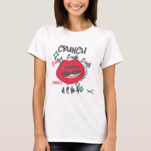 T-shirt Crunch Crunch, ... ASMR Tee blanc féminin
