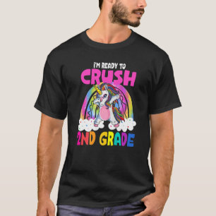 T-shirt Crush 2e année Dabbing de deuxième année Unicorne