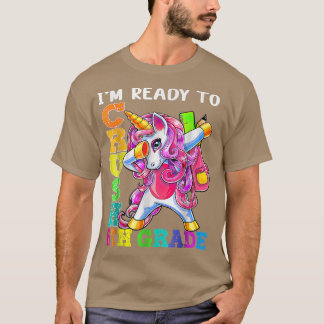 T-shirt Crush 6th Grade Dabbing Unicorn Back To School Gir