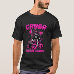 T-shirt Crush Cancer du sein Squelette Monster Camion Citr