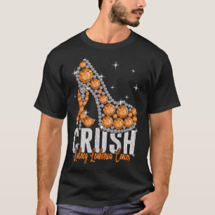 T-shirt Crush Leucémie du rein Cancer Twinké Ribbon Suppor