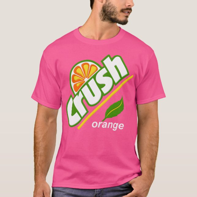T-shirt Crush orange (Devant)