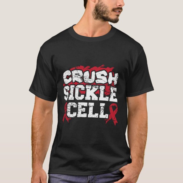 T-shirt Crush Sickle Cell Warrier Trouble Sickle Ce (Devant)