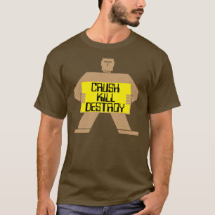 T-shirt Crush ! Tuez ! Détruisez ! Chemise robotique vint