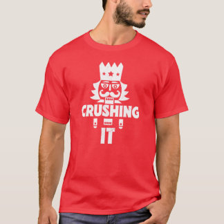 T-shirt Crushing It // Drôle Noisette de Noël