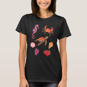 T-shirt Crustaceancore Crustacé Core