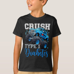 T-shirt Cruype 1 Connaissance du diabète Guerrier Monster 