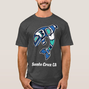 T-shirt Cruz Père Noël CA Native American Tribal Orca Kill