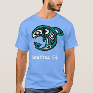 T-shirt Cruz Père Noël CA Native American Tribal Orca Kill