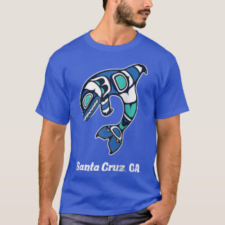 T-shirt Cruz Santa CA Native American Tribal Orca Killer W