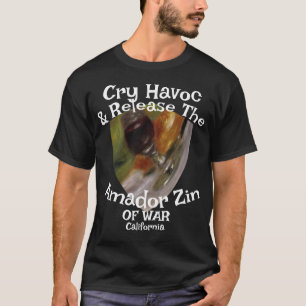 T-shirt Cry Havoc Libère Amador Zin Guerre Californie