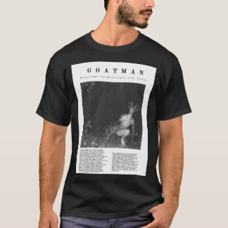 T-shirt Cryptides minimaliste Goatman