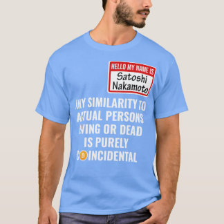 T-shirt Crypto Bitcoin Drôle Halloween Satoshi Nakamoto HO