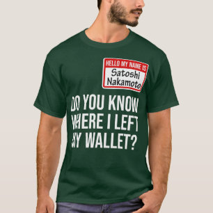 T-shirt Crypto Crypto Bitcoin Funny Hodl Satoshi N