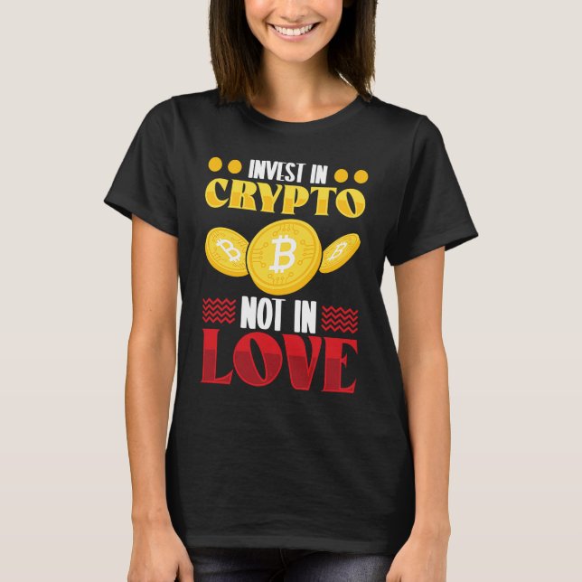 T-shirt Crypto  Cryptocurrency Blockchain Trader Finance (Devant)