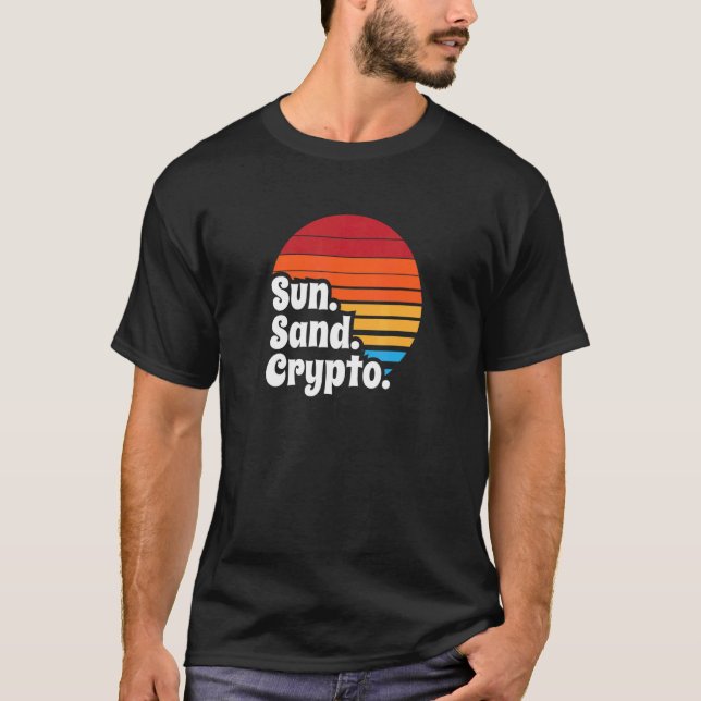 T-shirt Crypto de sable 1 (Devant)