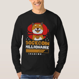 T-shirt Crypto DogeCoin Millionaire Chargement