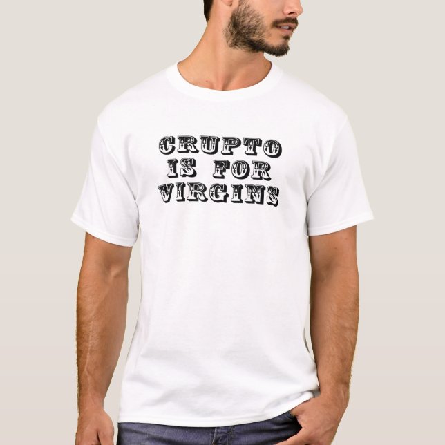 T-shirt Crypto est pour les virus (Devant)