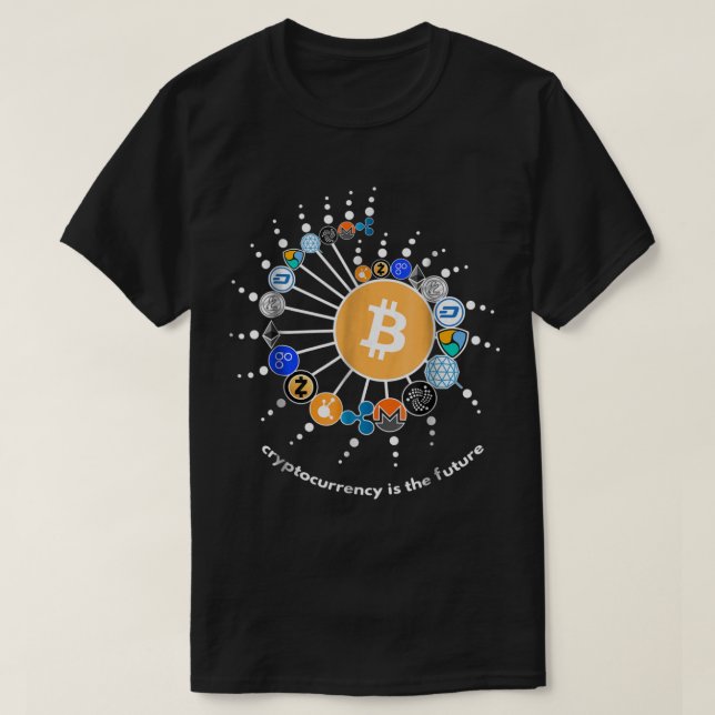 T-shirt Crypto Network Digital Design (Design devant)