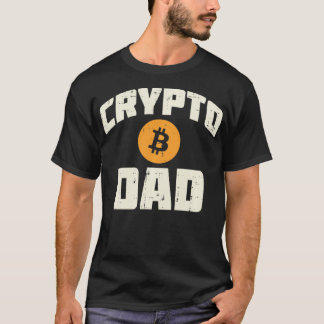 T-shirt Crypto Papa Bitcoin BTC Cryptodevise Jour Trader D