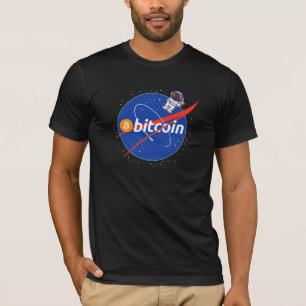 T-shirt Crypto spatial astronaute Bitcoin tendance