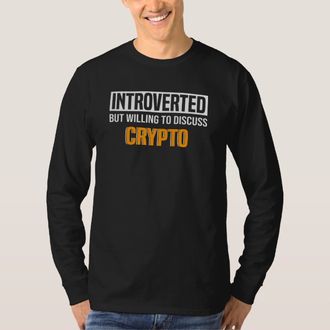 T-shirt Crypto Tracking Krypto Trader Miner Crypto (Devant)