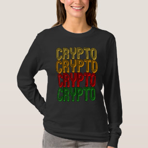 T-shirt Crypto Trader Blockchain Investisseur Stock