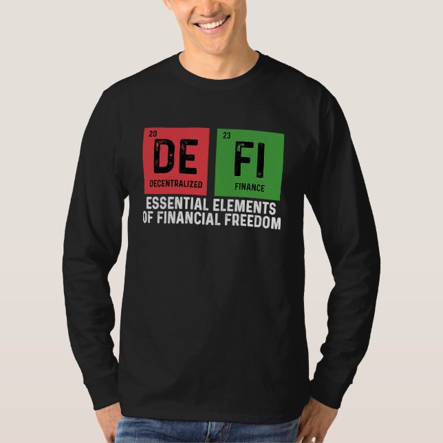 T-shirt Crypto Trader Cryptocurrency Decentralized Finance (Devant)