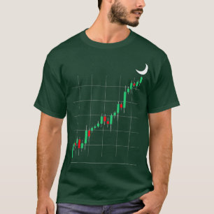 T-shirt Crypto Trading Vers Les Chandeliers Lune