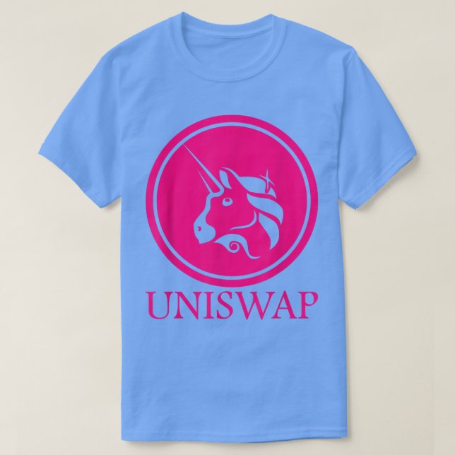 T-shirt Cryptodevise du protocole Uniswap Defi Swap (Design devant)