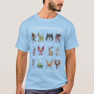 T-shirt Cryptozoologie Cryptid Créatures