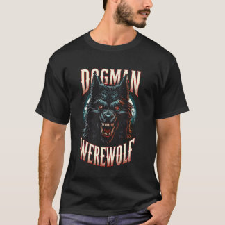 T-shirt Cryptozoologie Cryptid Dogman Werewolf Ventilateur
