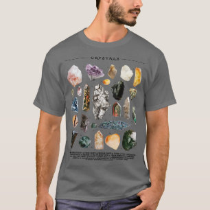 T-shirt Crystal Crystals Catalogue Magique Énergie de guér