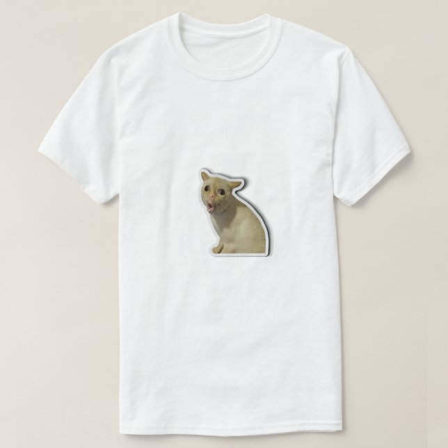 T-SHIRT CRZY CAT (Design devant)