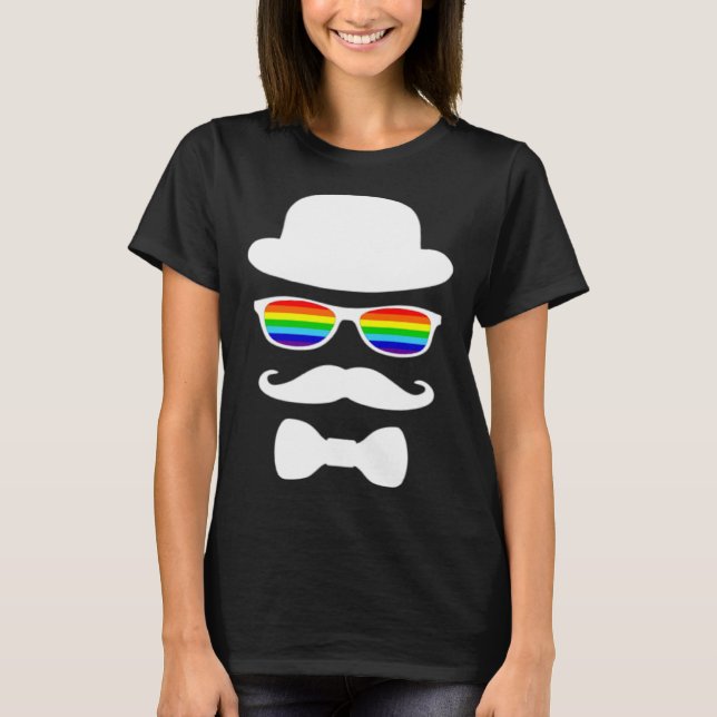 T-shirt CSD LGBTQIA Parade Acceptance Ally Flag Love Proud (Devant)
