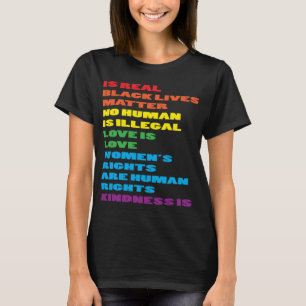 T-shirt CSD LGBTQIA Parade Acceptation Ally Drapeau Amour 
