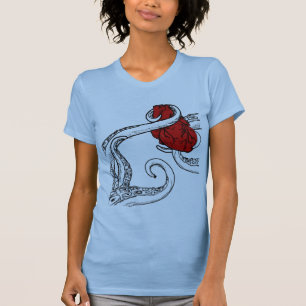 T-shirt Cthulhu a volé mon débardeur de coeur - tentacul